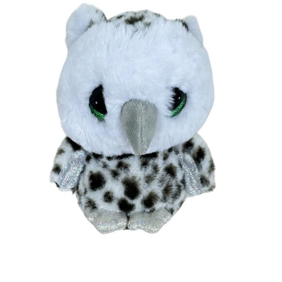Cutie Pet-Tudies NWT Precious Moments Co. Luna Spotted Owl Plush Shimmer 7" 2022 - Picture 1 of 8